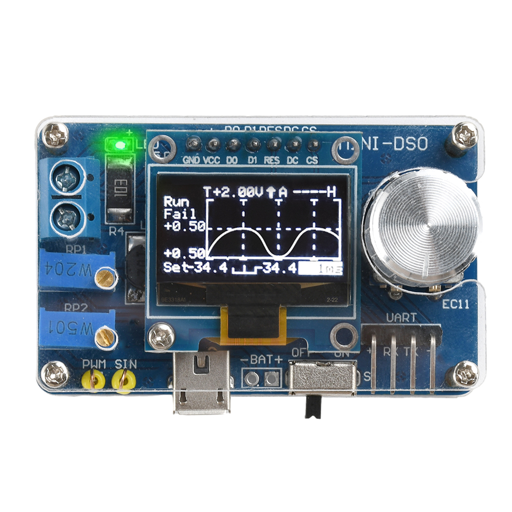 Diy Electronics News - DIY Mini Digital Oscilloscope Electronic Kit