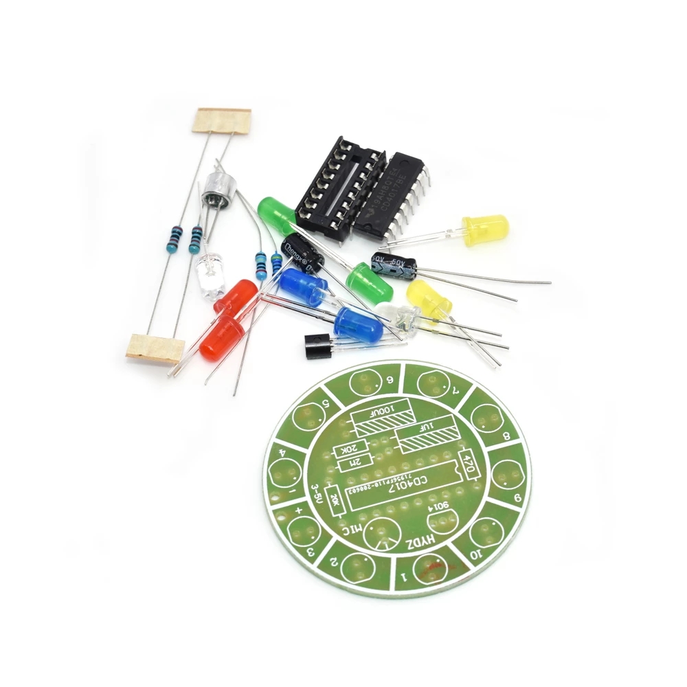 CD4017 colorful voice control  - Diy Electronics News 评论和价格