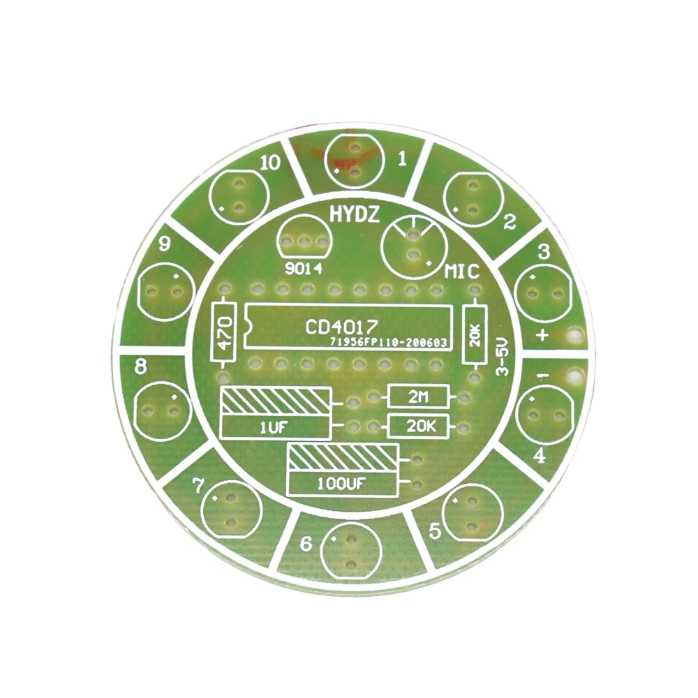CD4017 colorful voice control  - Diy Electronics News 评论和价格