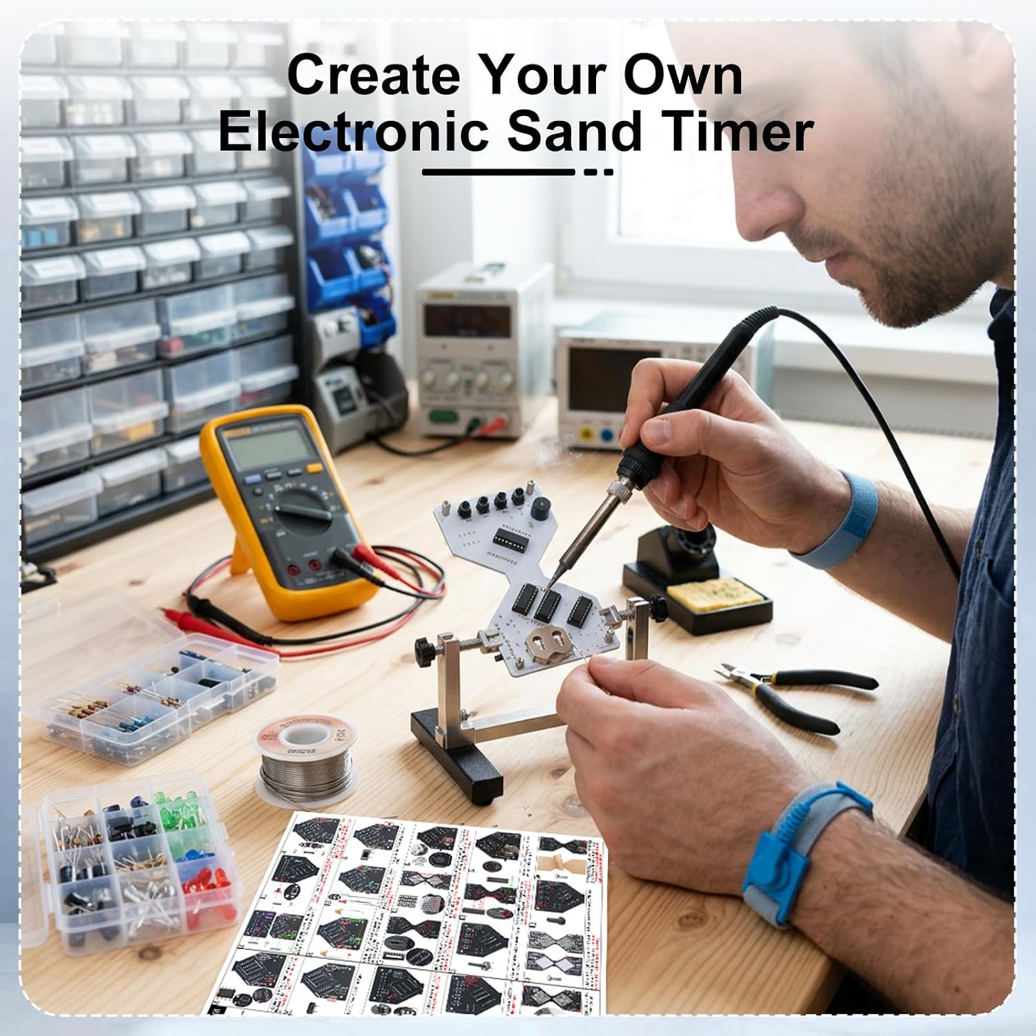 DIY Electronic Hourglass Solde - Diy Electronics Projects For Adults 评论和价格