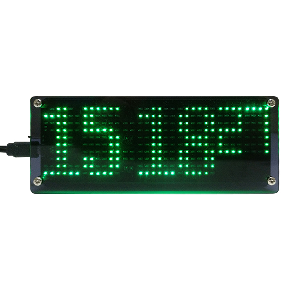 DIY Digital Dot Matrix Clock E - Diy Electronics News 评论和价格