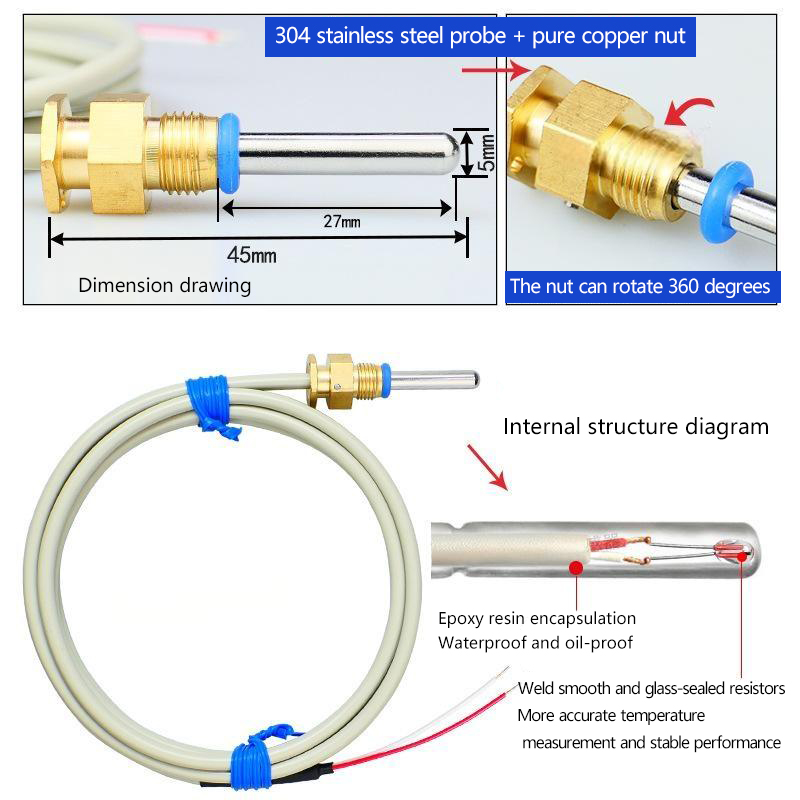 NTC thermistor heat meter temp - Ds18B20 Temperature Sensor 评论和价格