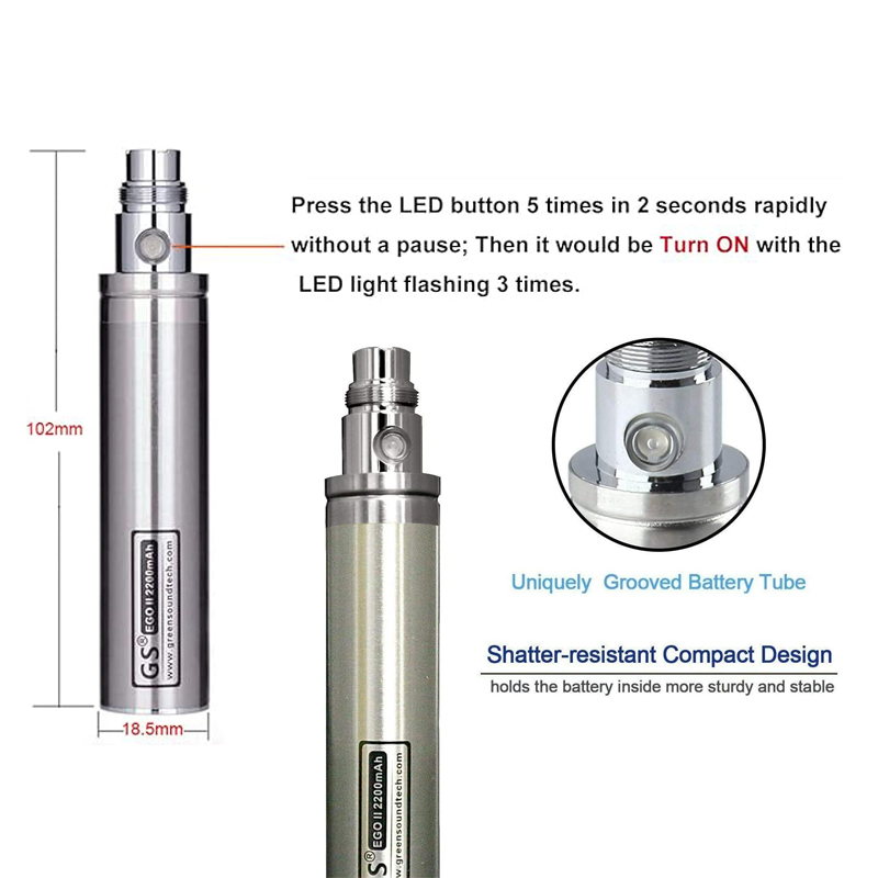 GS eGo II Prime Passthrough 22 - Diy Vape Electronics 评论和价格