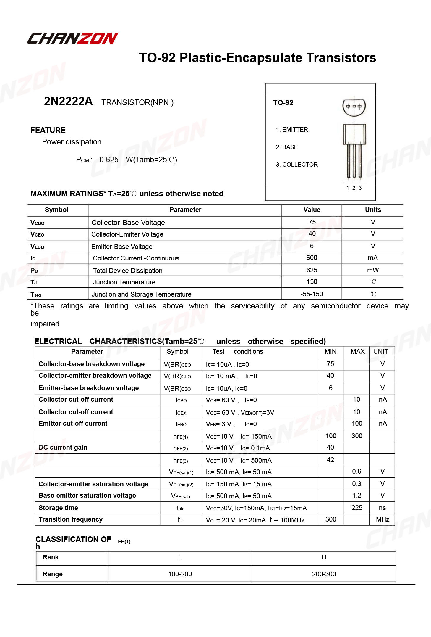 100pcs 2N2222A TO-92 NPN Trans - Diy Electronics Youtube 评论和价格