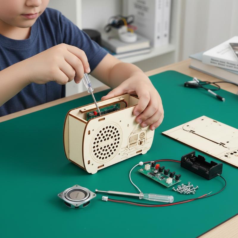 DIY Wooden FM Radio Kit Vintag - Diy Electronics Projects For Kids 评论和价格