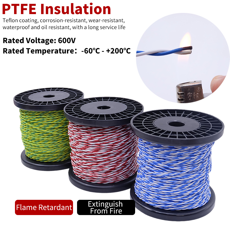 PTFE Wire AFS200 2pins 26/25/2 - Diy Electronics Audio 评论和价格
