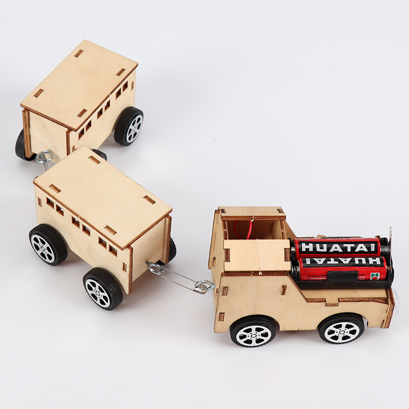 DIY Kit Toys Wooden Train Elec - Diy Electronics Projects For Kids 评论和价格