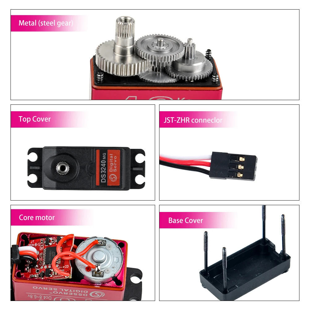 40KG Dsservo DS3240 Large Torq - Servo Motor Sg90 评论和价格