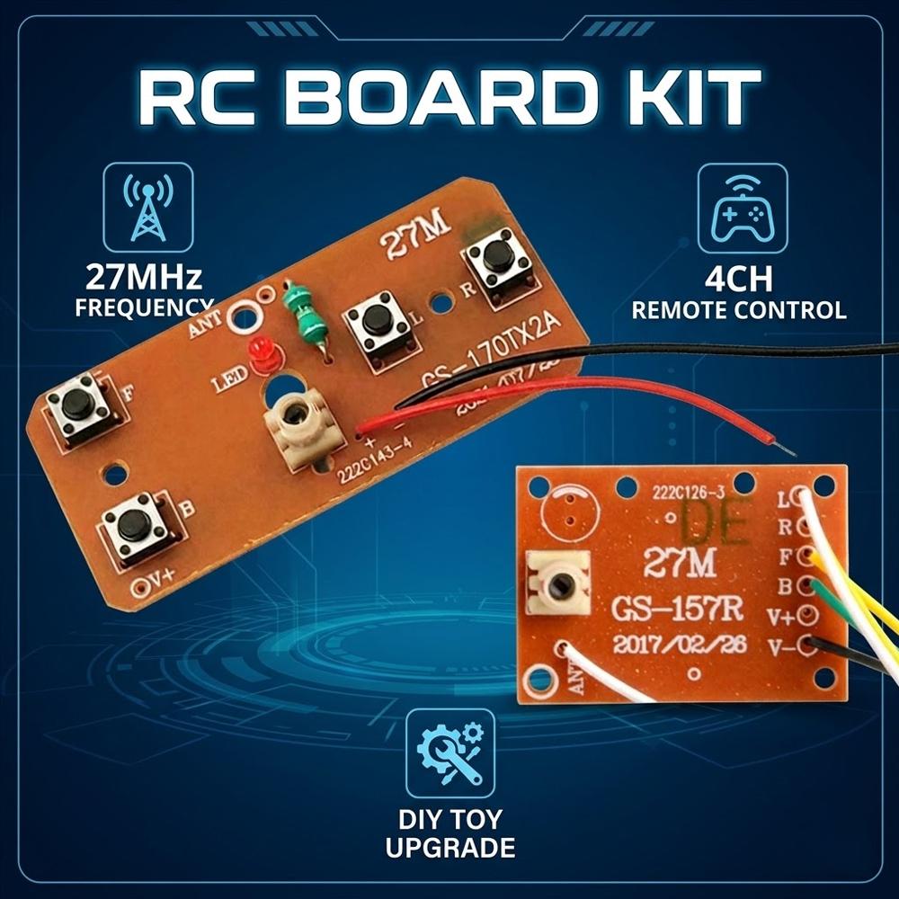 27MHz Remote Control Kit 4CH W - Diy Electronic Modules 评论和价格