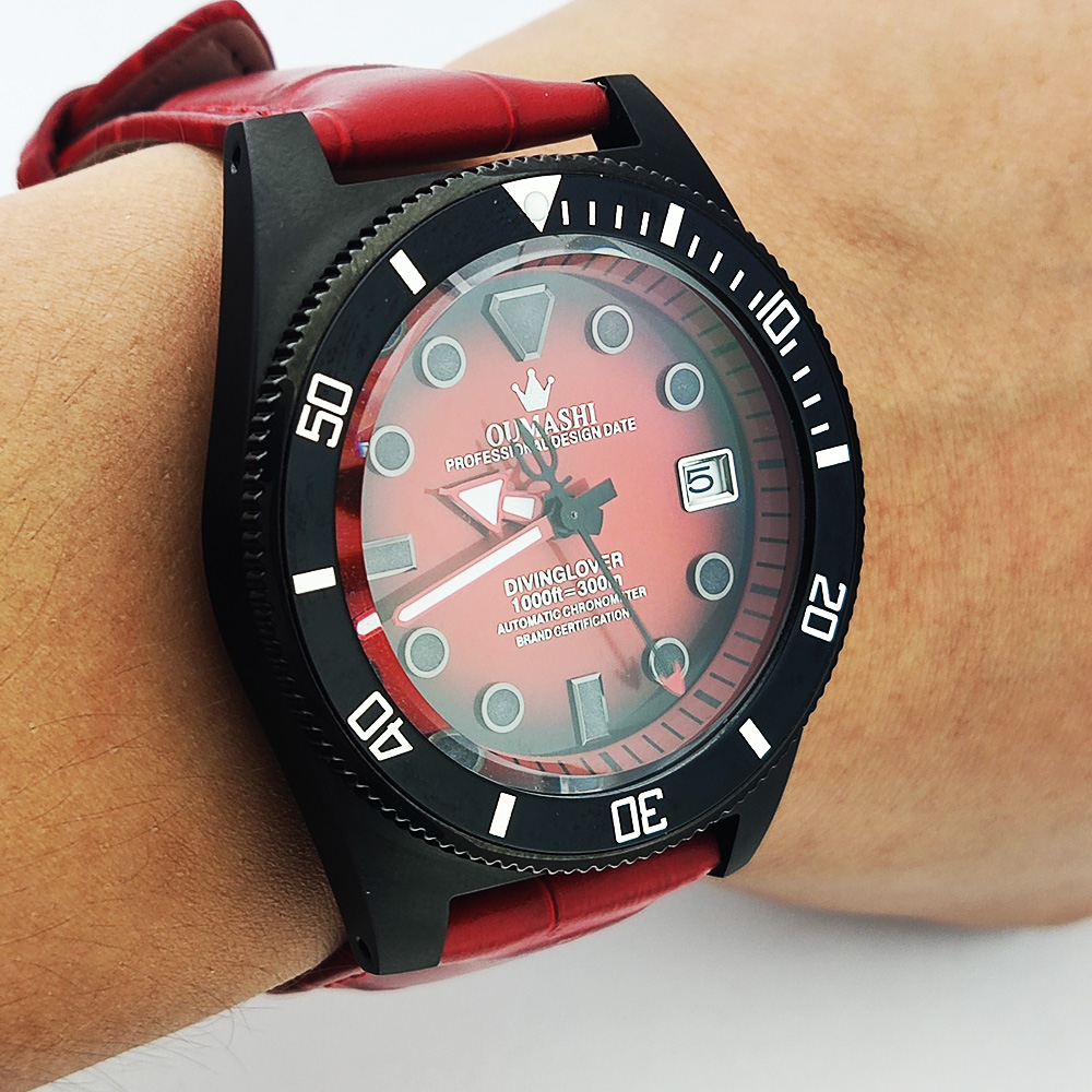 40.5mm customized watch NH35 M - Push Button Tactile 评论和价格