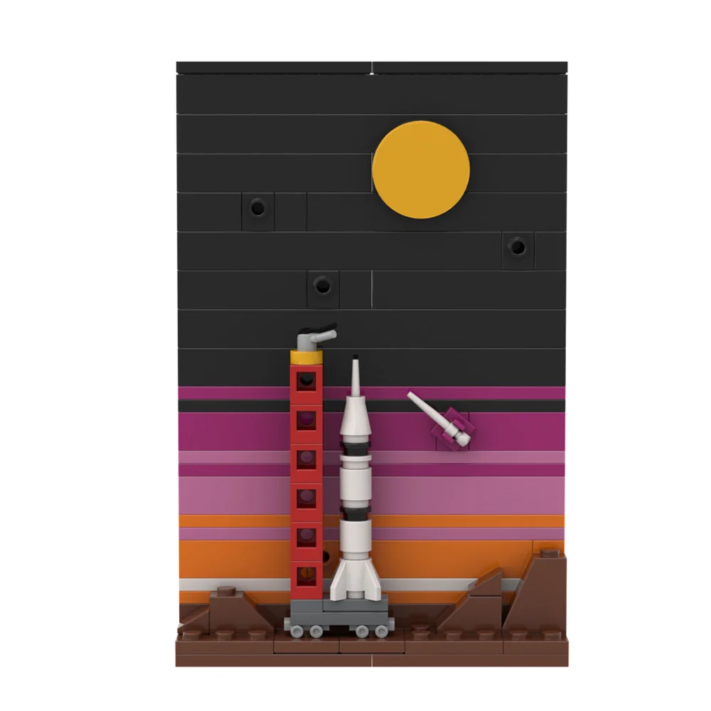 MOC Space Story Postcard Model - Diy Electronics Art 评论和价格