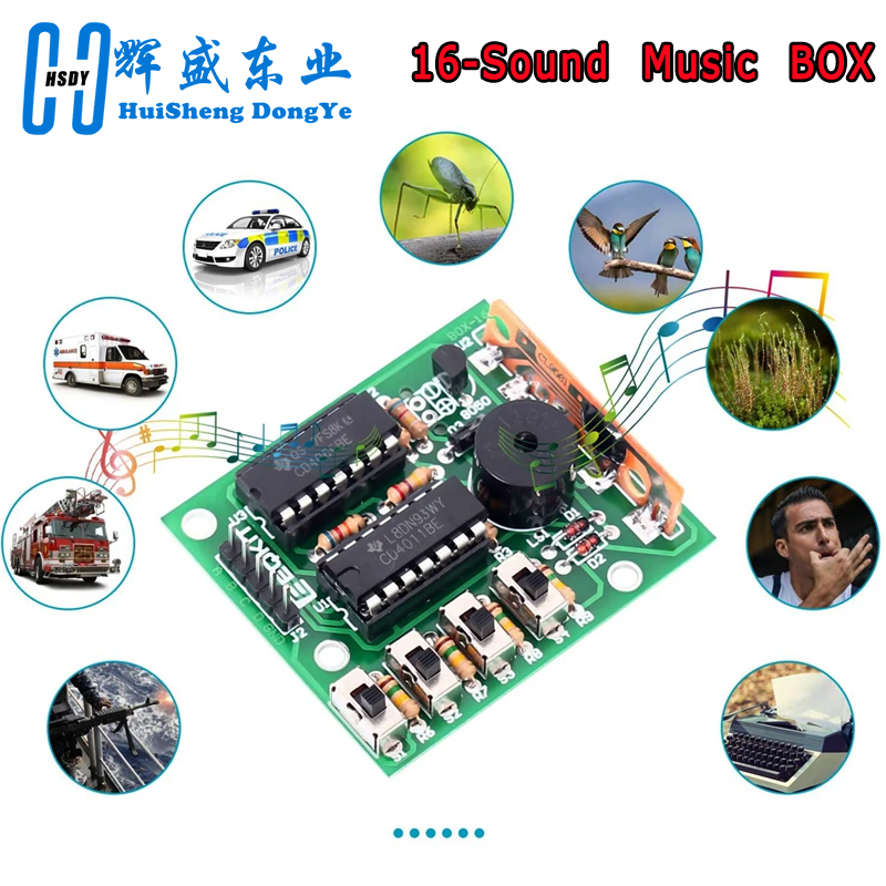 16 Music Sound Box BOX-16 Boar - Diy Electronics Audio 评论和价格