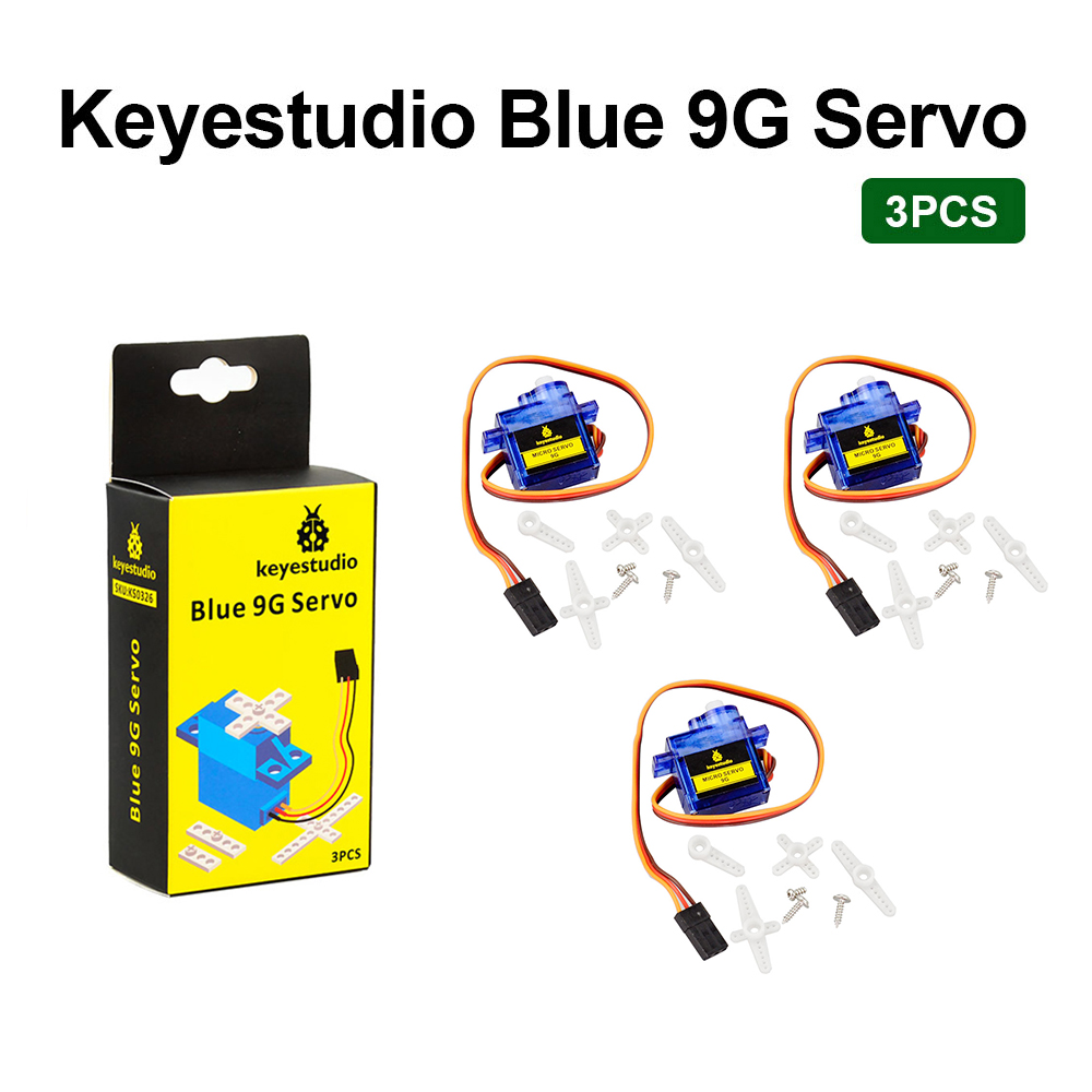 3 PCS Keyestudio MINI SG90 9G  - Servo Motor Sg90 评论和价格