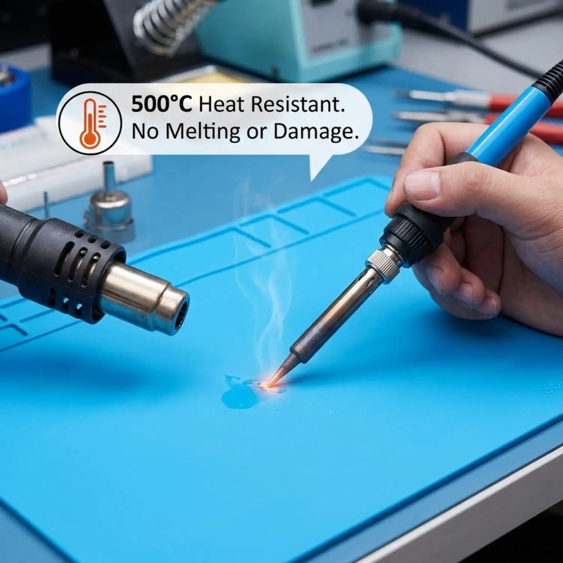 Silicone Repair Mat Heat Insul - Diy Soldering Station No Electronics 评论和价格
