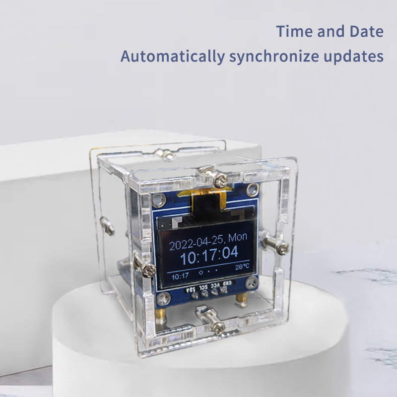 ESP8266 MINI Weather Clock WIF - Diy Soldering Station No Electronics 评论和价格