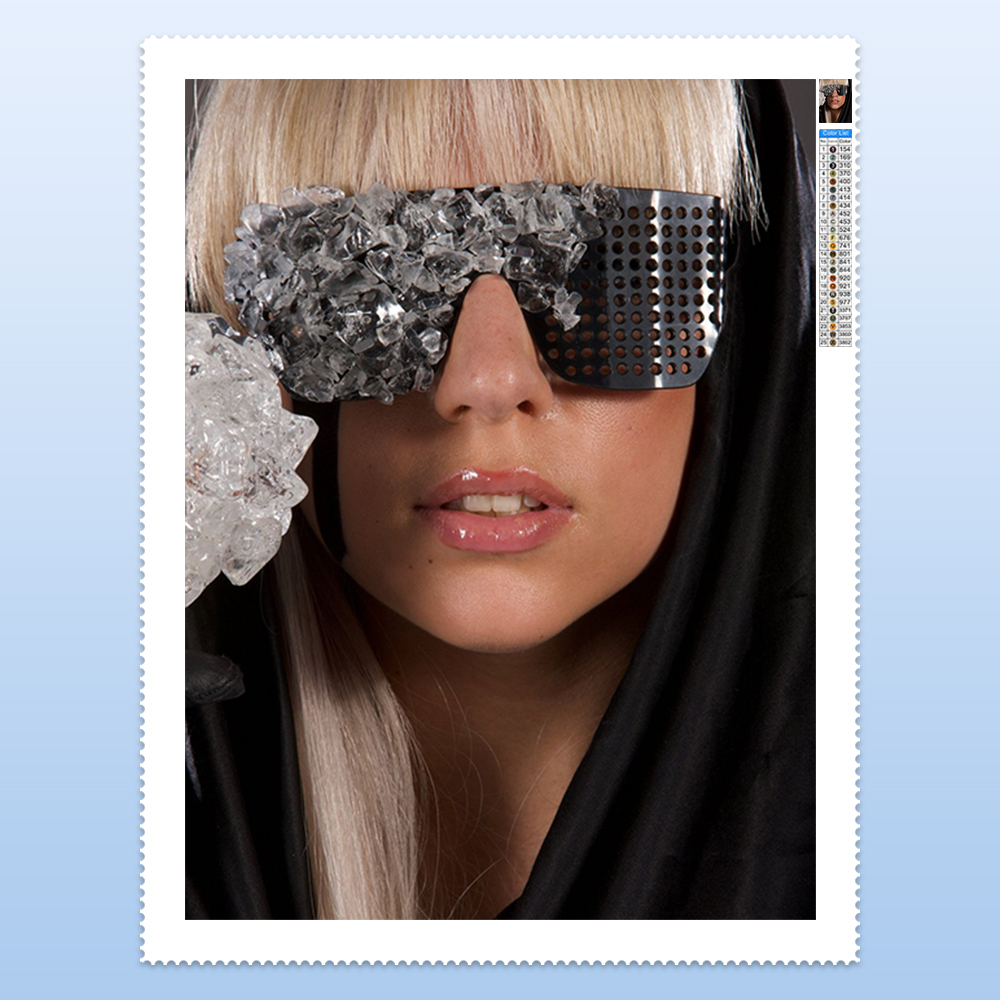 L-Lady G-Gaga Diamond Painting - Diy Electronics Art 评论和价格