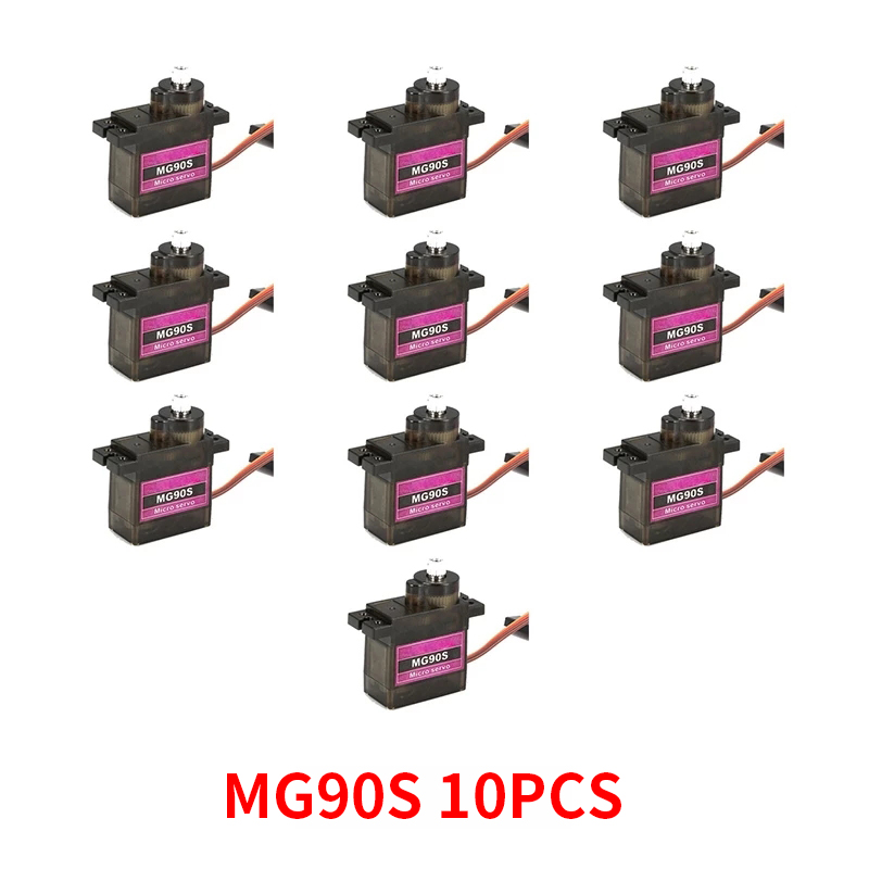 4/5/10/20PCS MG90S Metal Gear  - Servo Motor Sg90 评论和价格