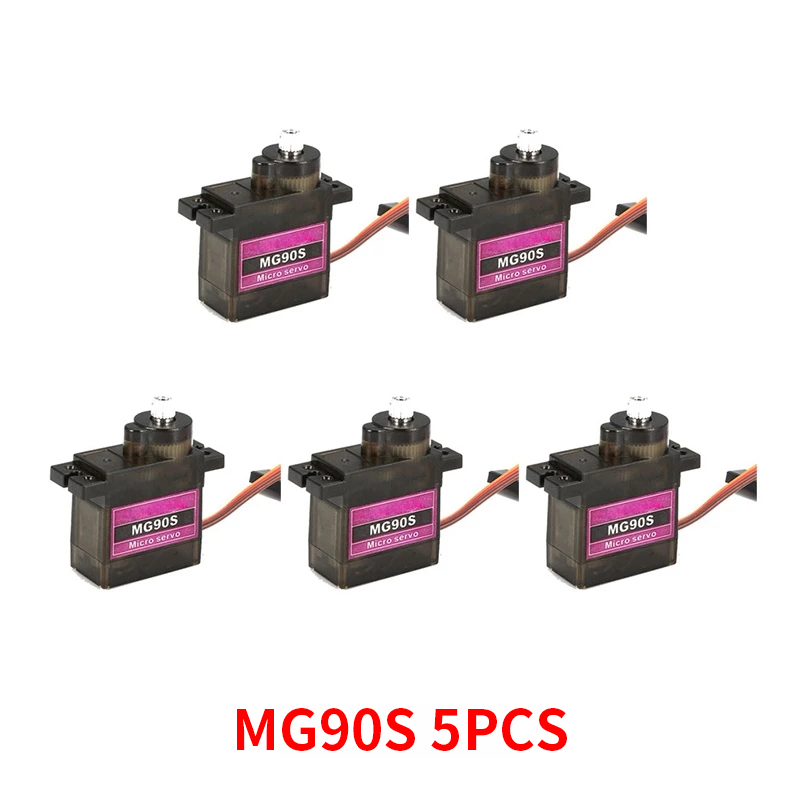 4/5/10/20PCS MG90S Metal Gear  - Servo Motor Sg90 评论和价格