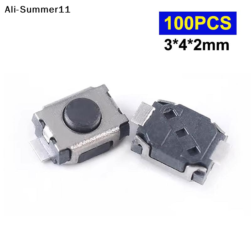 【Mm】100Pcs 3*4*2MM Micro Switc - Push Button Tactile 评论和价格