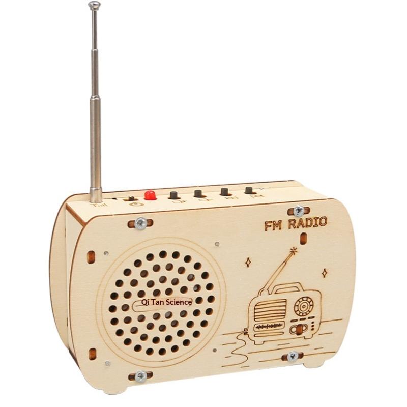 DIY Wooden FM Radio Kit Vintag - Diy Electronics Projects For Kids 评论和价格