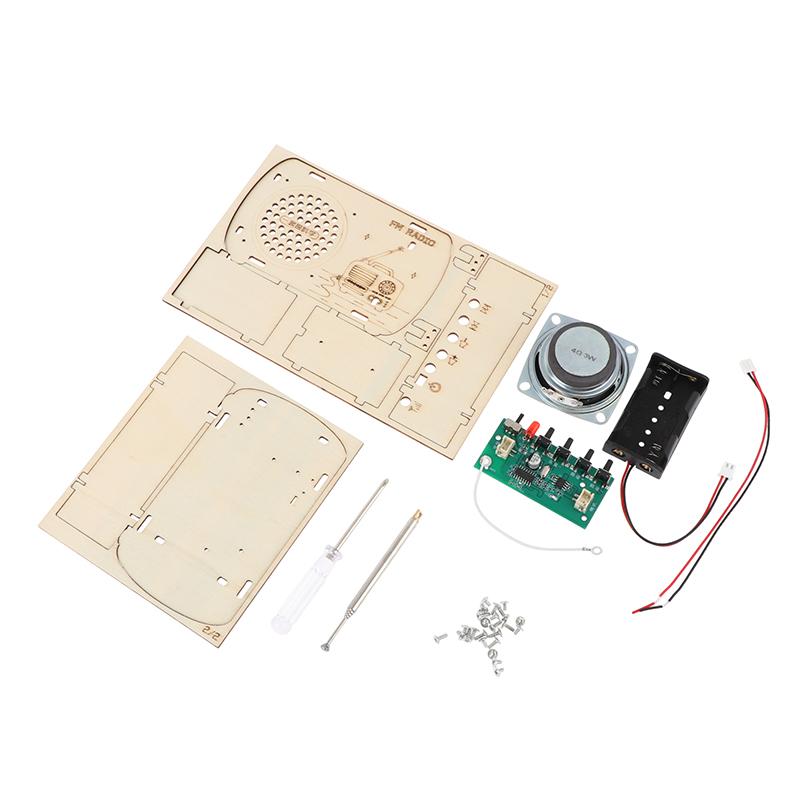 DIY Wooden FM Radio Kit Vintag - Diy Electronics Projects For Kids 评论和价格