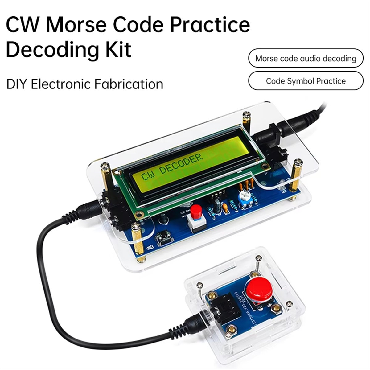 HDL DC9V CW Morse Code Decoder - Diy Electronics Audio 评论和价格