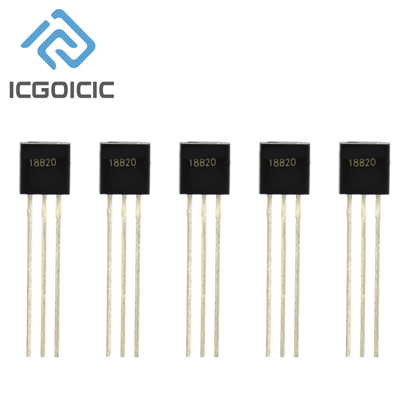 1-100pcs DS18B20 DS18B TO-92 C - Ds18B20 Temperature Sensor 评论和价格