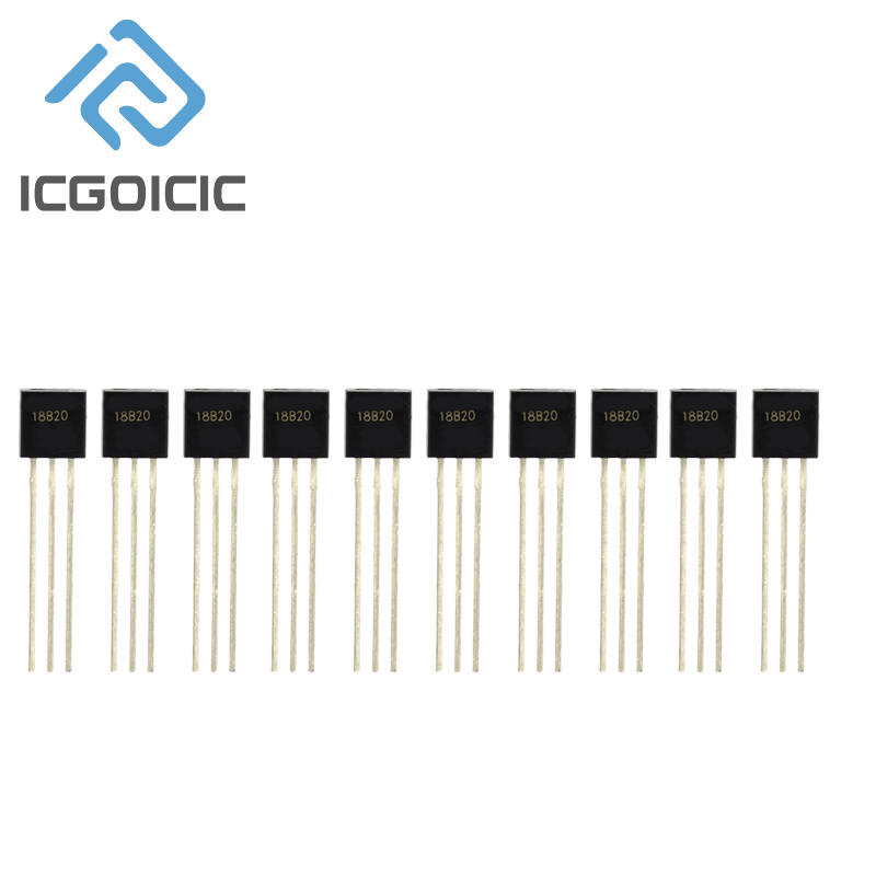 1-100pcs DS18B20 DS18B TO-92 C - Ds18B20 Temperature Sensor 评论和价格